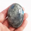 Manekieko Natural Moonstone Worry Stones Oval Palm Pockets Healing Crystal