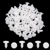 sourcing map Universal 6 mm Hole Diameter White Plastic Car