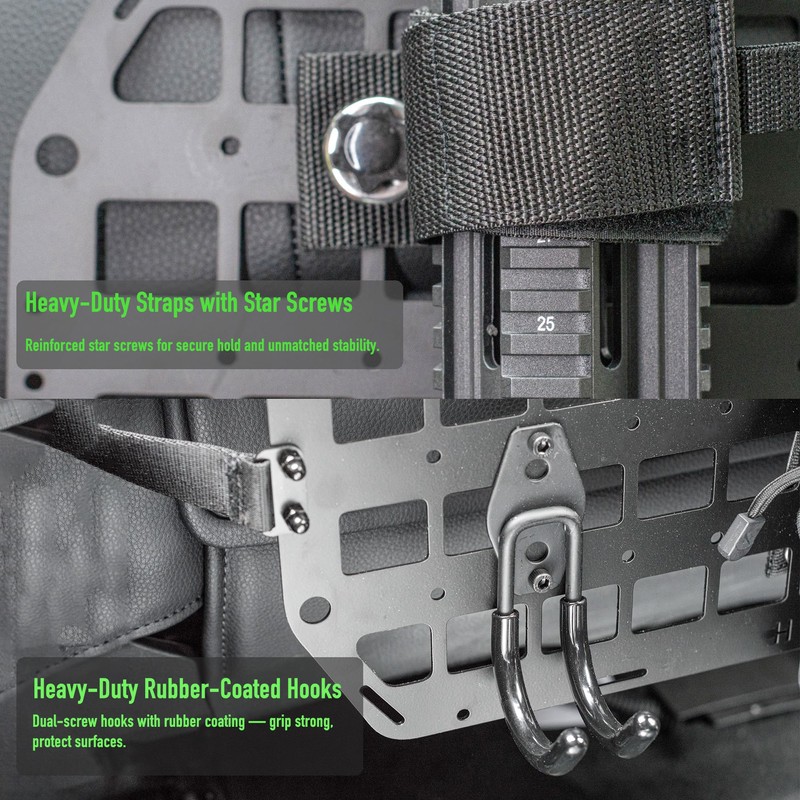 HEMSK DAYS Metal Molle Panel for Vehicles & Trucks –
