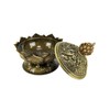 Something Different Wholesale Elegant Brass Metal Lotus Incense Cone Holder