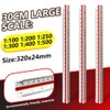 1 PCS Architectural Triangular Scale Ruler Metric 1:100, 1:200, 1:250,