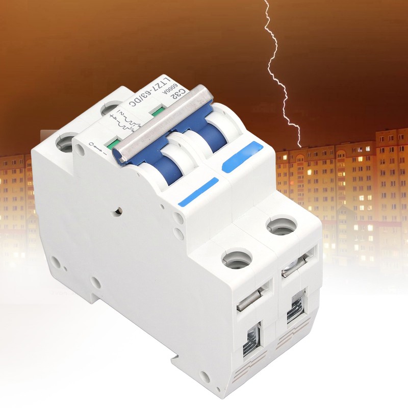 DC Miniature Circuit Breaker 2 Pole 1000V 32A DIN Rail