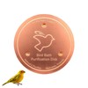 Bird Bath Copper Disk, Reinforced Pure Copper Purification Birdbath Bowl