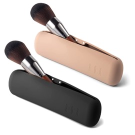 Protege tus herramientas con DRDGL: Este Accesorio de Belleza con Cierre Magnético Ideal para Viajes de silicona premium protege tus brochas del polvo y daños externos.