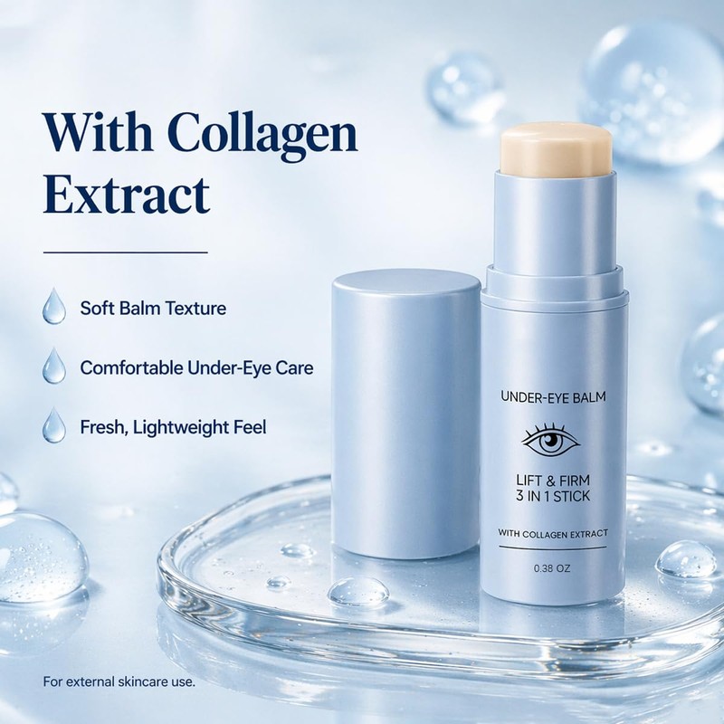 Under Eye Balm, Hydrating & Smoothing Eye Balm for Dark