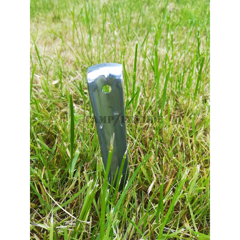 Tent Pegs 30 cm Galvanised Steel Pack of 10