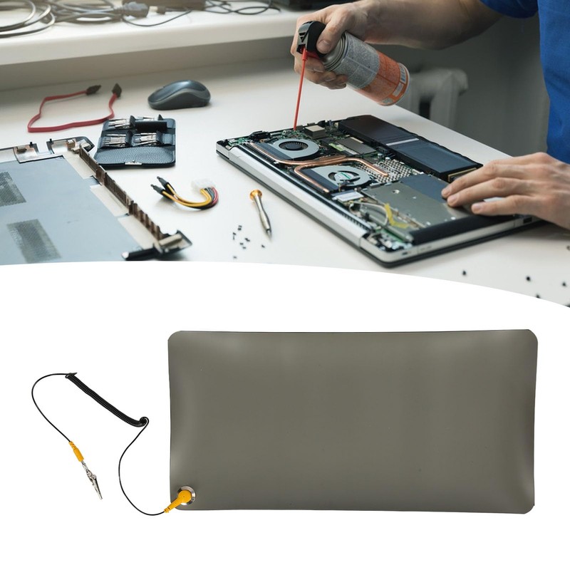 Anti Static Mat, Rubber Heat Resistant Anti Slip Electronics Repair