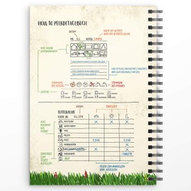 trendaffe My Horse Diary Notebook with 116 Pages for Riders