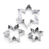 LRZCGB Snow Cookie Cutter Shape Set,Stainless Steel Tools (Snowflake)