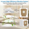 12 Pack Dust Bags Compatible with iRobot Roomba 105X,104,105,Plus 405,505,504,705