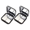 Minkissy 2pcs Eye Shadow Box Empty Eyeshadow Container Seinte Makeup