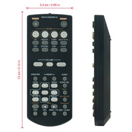 VINABTY RAV34 WN46680EU Replacement Remote Control RAV34 WN46680 EU Remote Control Replacement for Yamaha AV Receiver RAV34 WN46680 EU RX-V363 RX-V365 HTR-6130 Remote Controller