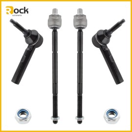 unbranded (4) Inner & Outer Tie Rod Ends for Chrysler Town & Country Dodge Caravan EV405