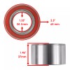 Caltric Front & Rear Wheel Bearings For Polaris Ranger 570