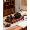 28oz Cast Iron Teapot with 4 Cups, Tea Kettle for