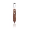 Viski Channel Knife, Citrus Zester and Orange Peeler Tool, Walnut