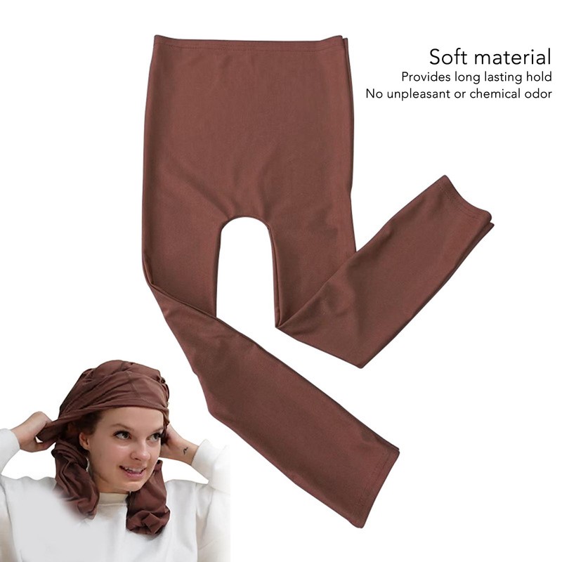 Heatless Curling Rod Headband Leggings Shape Elastic Reduce Split Ends