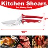 Poultry Shears Heavy Duty,Kitchen Shears for food Heavy Duty,Kitchen Scissors