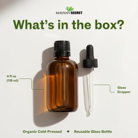 Mayan's Secret Pecan Oil - Face Oil for Women Anti Aging - Best Use for Skin Tightening, Wrinkle Prevention, and Rejuvenating Skin Cells - Protected in Amber Glass Bottle with Dropper - 4 oz