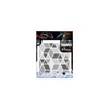 Reflective Berlin Shapes Reflective Stickers Diamonds Grey One Size