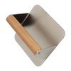 Burger Smasher 304 Stainless Steel Square Handheld Burger Press Wooden