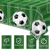 FVEOCR 4 Pack Soccer Party Tablecloths Soccer Sports Theme Party