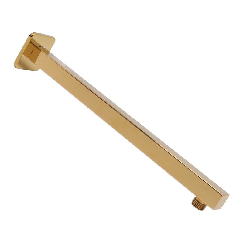 Wall Mounted Shower Arm Stainless Steel Quadrate Shower Head Extension