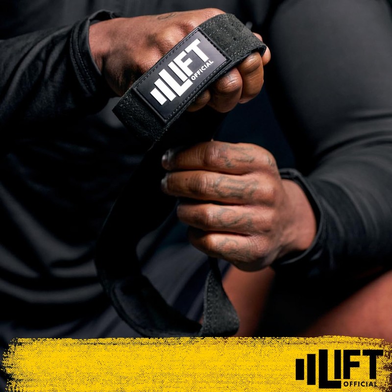 Figure 8 Lifting Straps - Suede Leather - Black