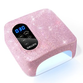 Gellen UV Light for Nails, 72W Cordless LED UV Nail Lamp for Gel Nails Rechargeable UV Nail Light Fast Curing Nail Light with 4 Timer and Smart Sensor, Nail Dryer for Salon Home Gift for Women