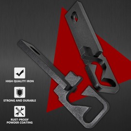 SAUTVS Door Latches for RZR, Rust-proof 3.5" Easy Latches Vent Extender Secure Door Opener for Increasing Air Circulation for Polaris RZR XP 1000/4 1000/ TURBO/TURBO S/900/ S 1000 2014-2023 (1 Pair)