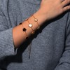 Five Leaf Clover Bracelet for Women-18K Gold Plated Lucky Link