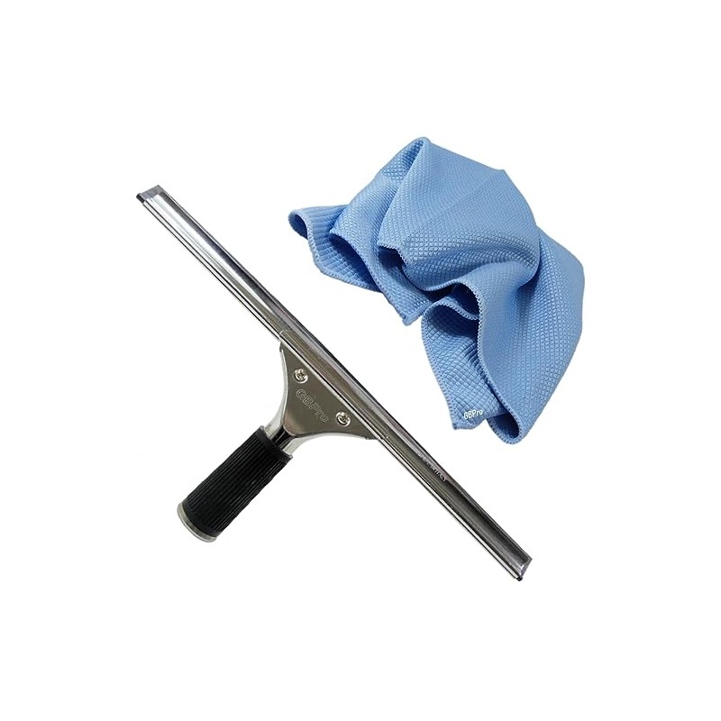 GBPro Professional Window Squeegee Stainless Wiper 35cm / 14 inches