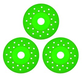 Diamond Chamfered Saw Blades, 3 Pcs Rock Slab Grinding Disc,4 Inch Diamond Saw Blade Wheel for Cutting and Grinding Tile and Marble