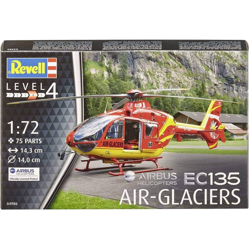 Revell 64986 EC135 AIR-GLACIERS Model Set