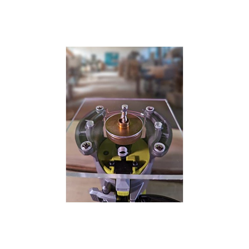 1/4" thick plexiglass base plate for Ryobi one+ PCL424B and