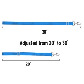 Rosemarie Horse Bucket Strap Hangers,Horse Suppliers Adjustable Nylon Straps up to 700 lbs for Hay Nets, Water Buckets,Hanging-Pratical and Easy Use(4 Pack) (Blue)