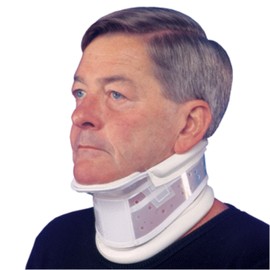 Truform-OTC Rigid Cervical Collar, Chin Piece, Neck and Head Stabilizer Support Splint, X-Small (11.5-13.5 inch Neck)
