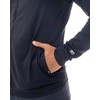 Billabong Rash Zip Thru, Men's Rash Guard, Black, L