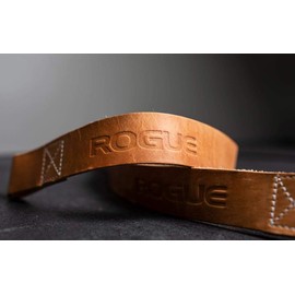 ROGUE FITNESS Rogue Leather Wrist Strap Lifting Straps Left & Right Pair Genuine Leather