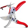 HyleJhJy Pruning Shears with Stainless SK5 Steel Blades+Straight Tip Gardening