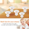 Flange Inserts 10PCS 13/15mm*5,24mm Breast Pump Shields/Flanges Compatible with Momcozy