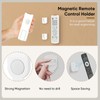 ZALAOR Remote Control Holder Wall Mounted – 4 Pack Magnetic
