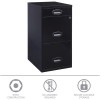 Hirsh Industries Space Solutions 3 Drawer Metal File Cabinet with