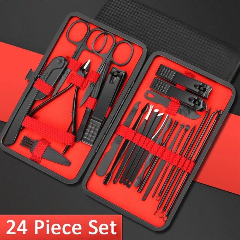 Professional Manicure & Pedicure Nail Care Set – Stainless Steel