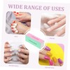IWOWHERO 10pcs Washable Sponge Nail Shiner Buffers Multi-Functional Nail Files