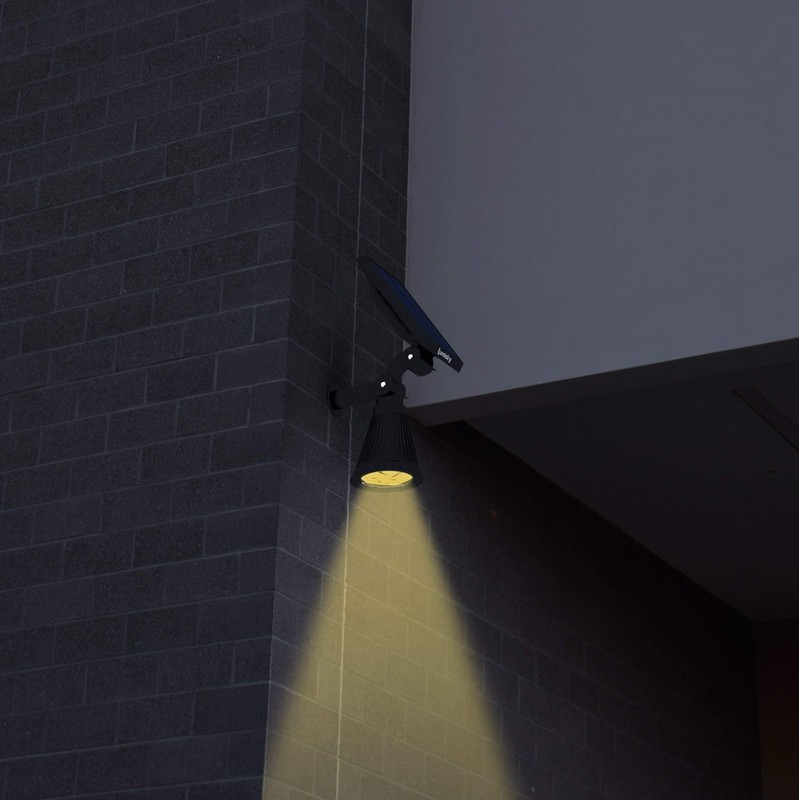 Lumisky Warm Spotlight Solar Light White, Plastic Metal, Warm White