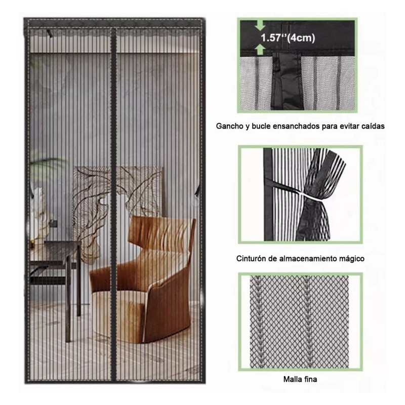 Banna Magnetismo Mosquitera Para Puertas Various Sizes