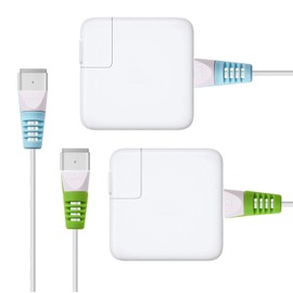 TUDIA Klip - Protector de cable de carga (para MacBook Pro con visualización Retina), color azul y verde