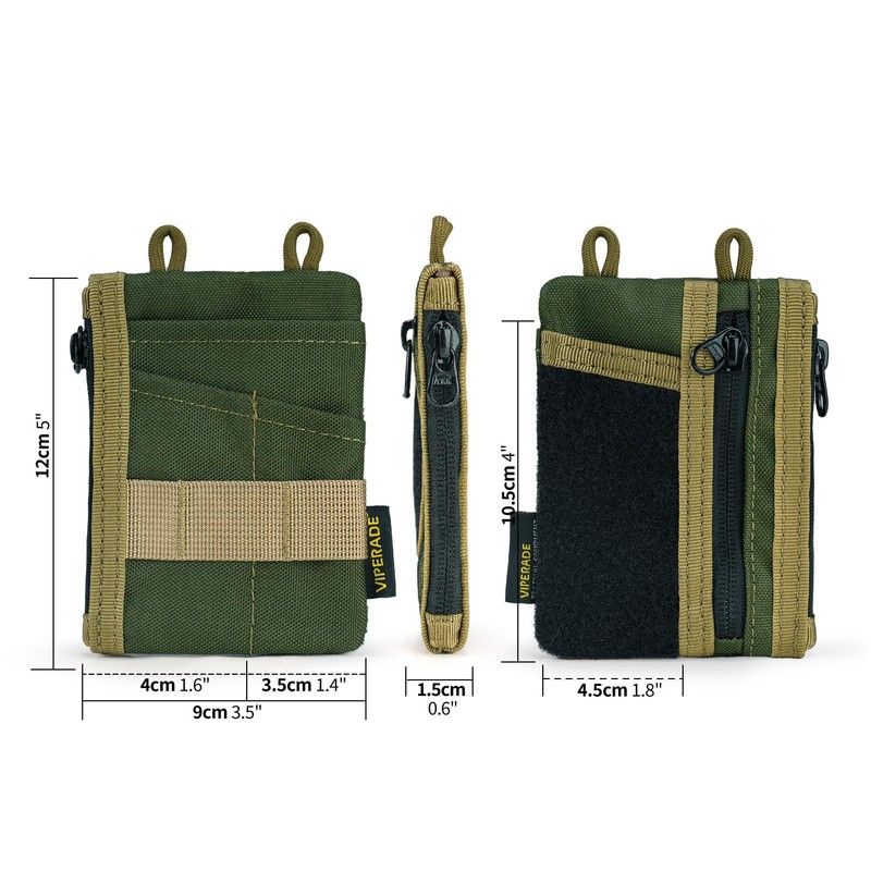 VIPERADE VE18-S Small EDC Pouch Tool Organizer,Multifunction Small Tools Pouch