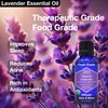 Organic, Lavender Essential Oil, Food Grade, for Drinks, Skin, Hair